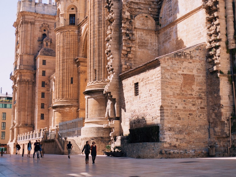 Portion of the Cathedral of Malaga