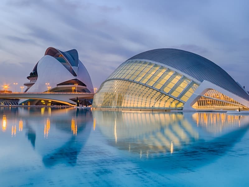 Valencia's Umbracle is one of the best party destinations in Spain