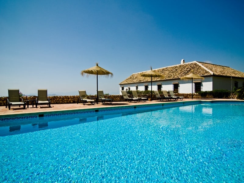 a hotel pool