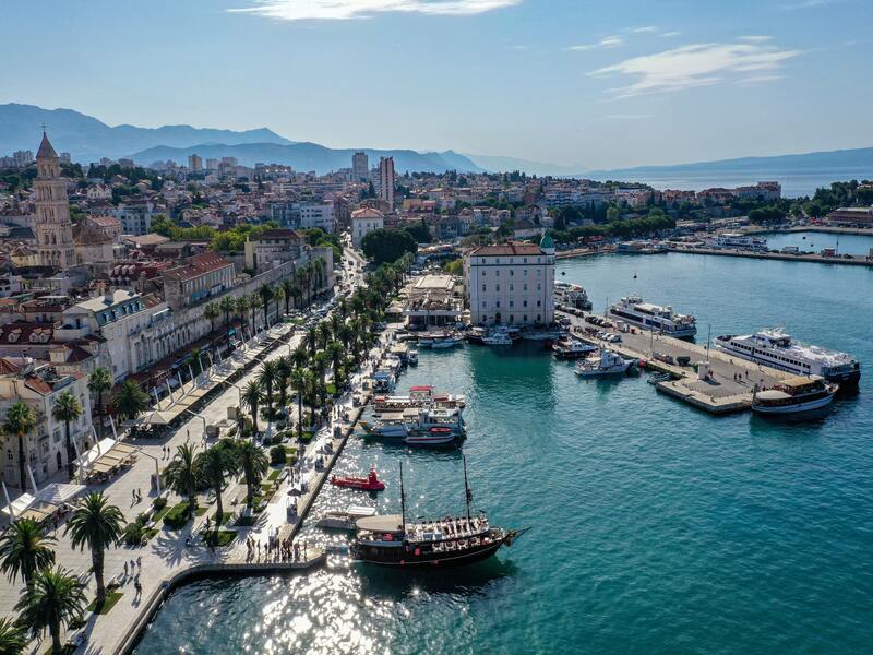 Split is easy to visit due to good transport connections