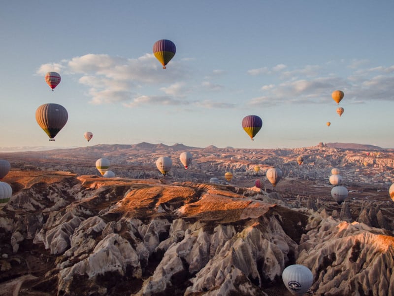 Baloons in Cappadocia, Turkey
