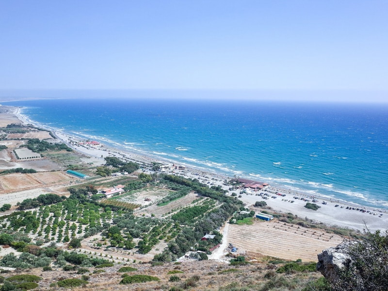 A view of the sea in Cyprus