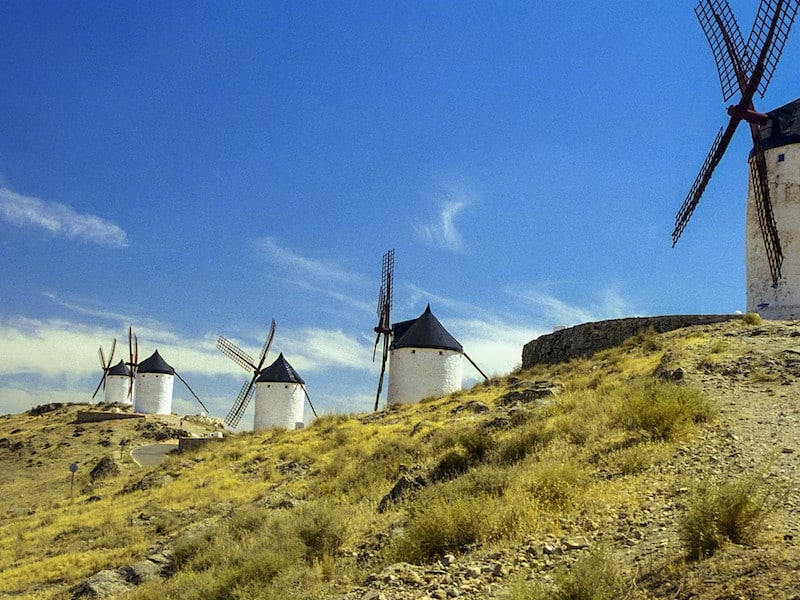 windmills in spain