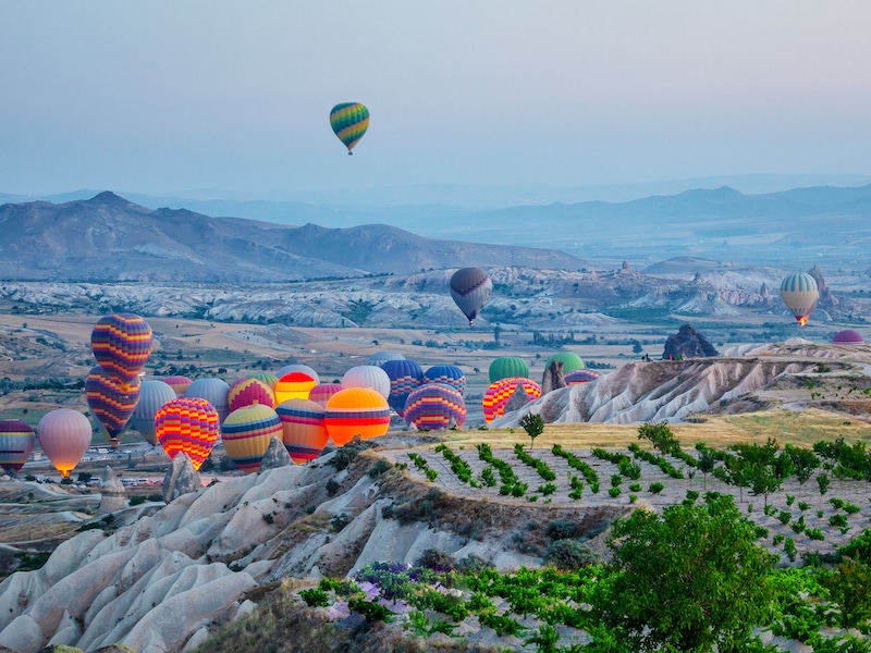 Balloons in Cappadocia 