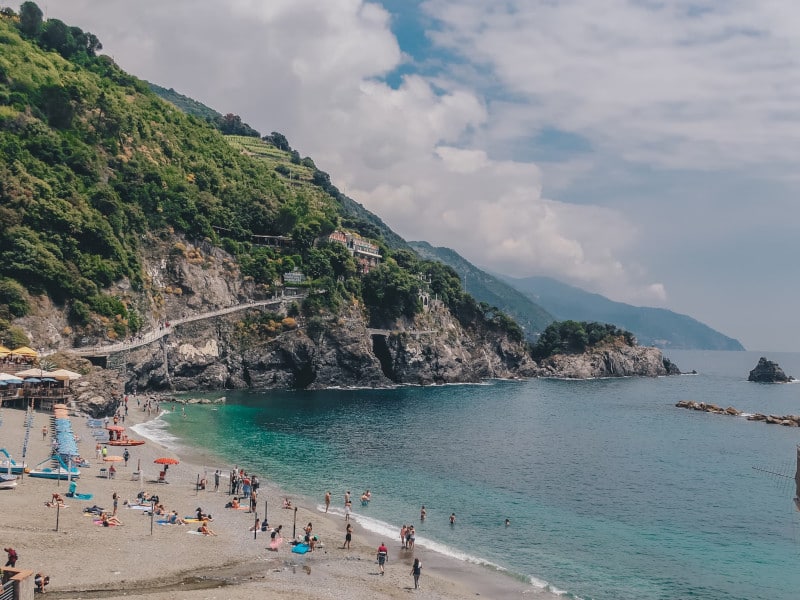beach in Cinque Terre