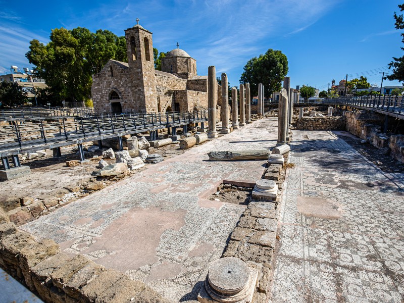 The city of Paphos is an archaeologist's dream, with treasures dating back to the Hellenistic and Roman periods.