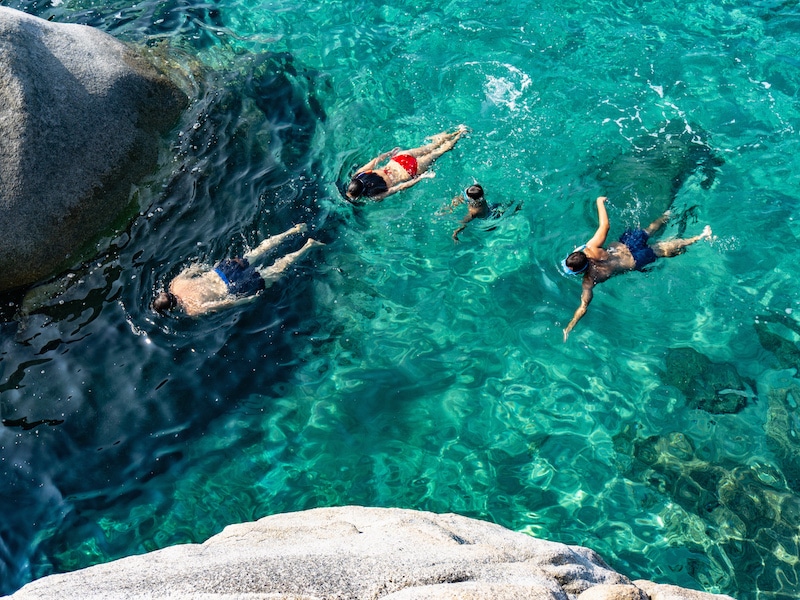 snorkeling in Sardinia