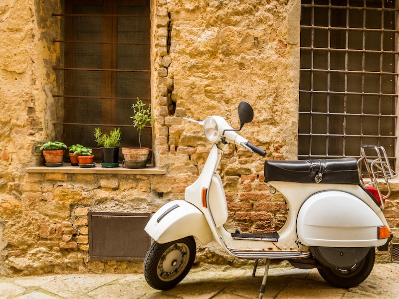 scooter in Italy