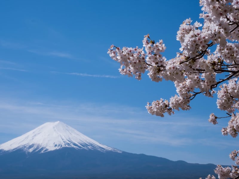 Mount fuji - one of the coldest places in Japan