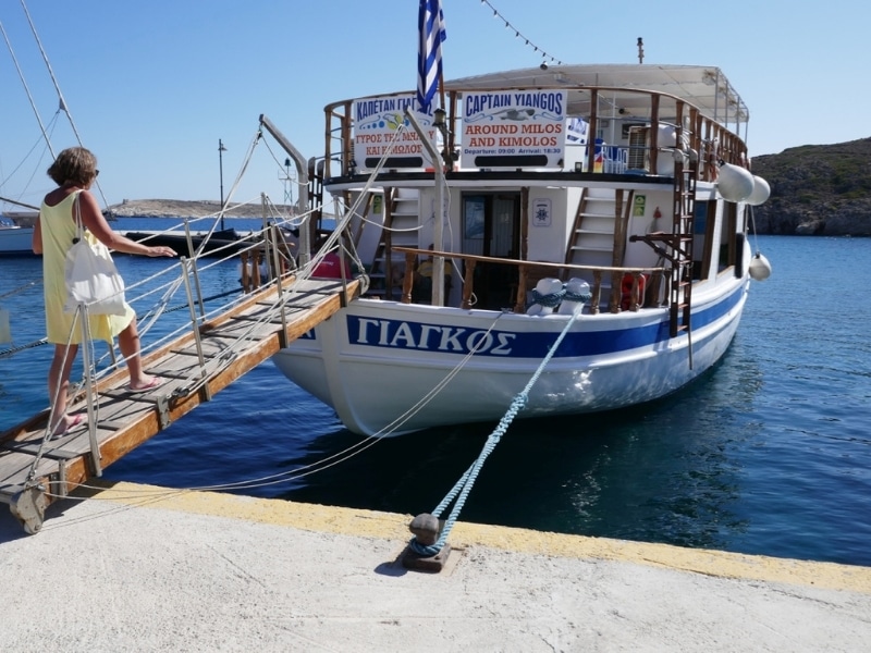 boat trips in Milos