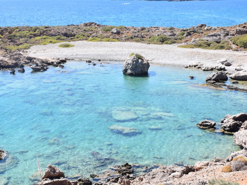 A hidden beach in Crete