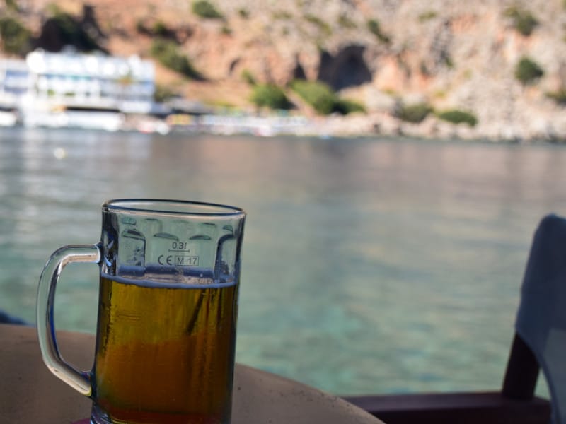 beer in Crete