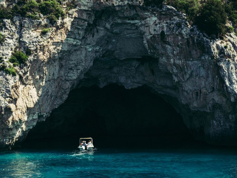 boat trip into a cave