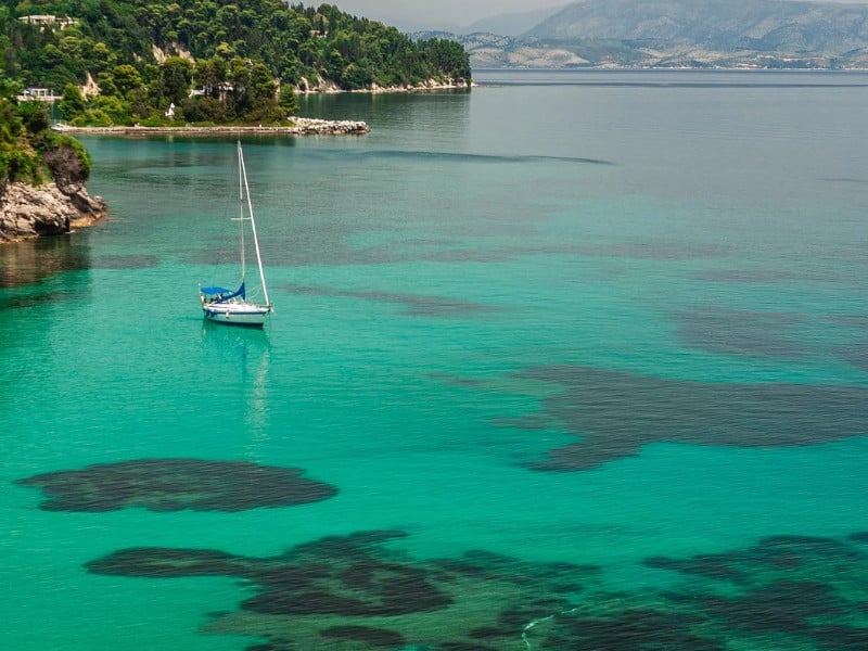 Corfu boat