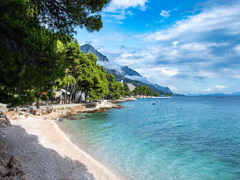 A beach in Croatia.