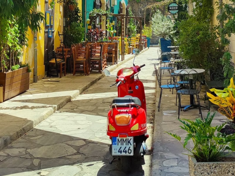 A scooter in Limassol