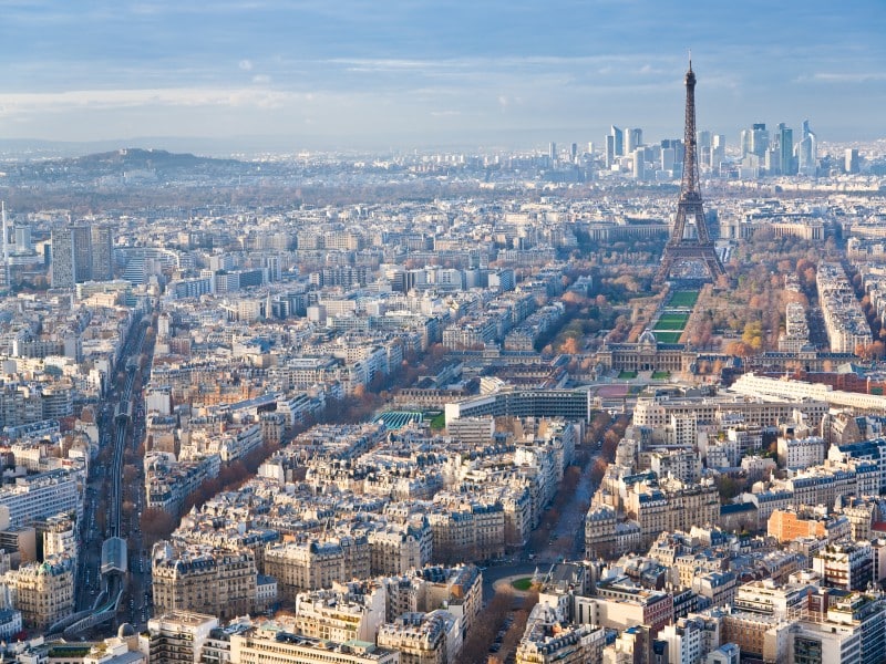 City view in Paris