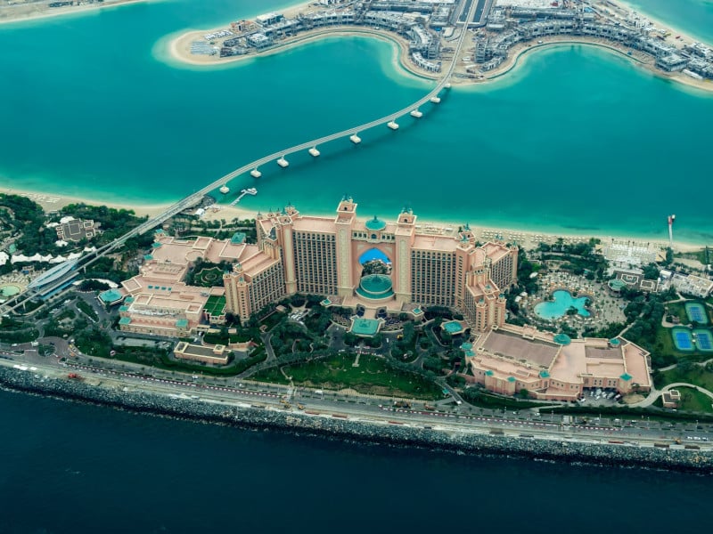 Luxurious hotel in Dubai