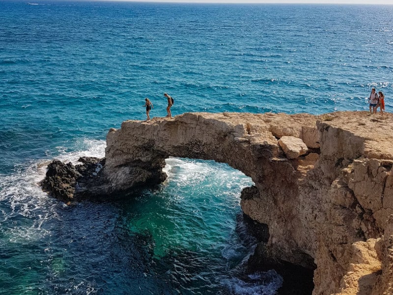 cliff jumping in Cyprus