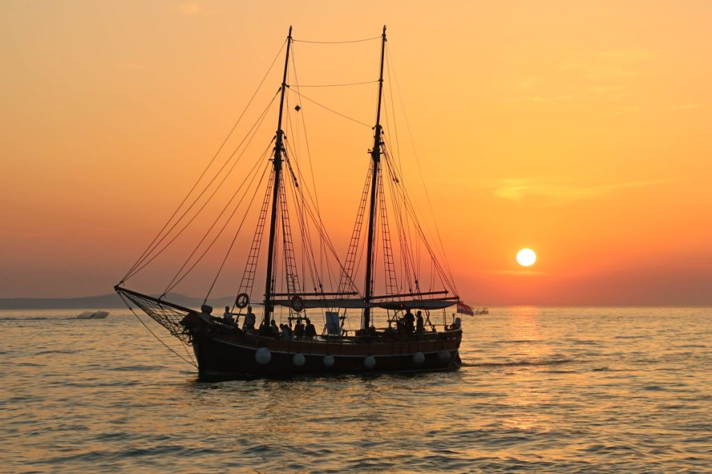 Sailboat in Croatia